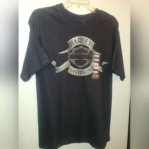 Harley-Davidson Paradice Harley Tigard Oregon T-Shirt Men's Medium Black New